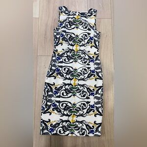 “PEONY” midi dress size 0